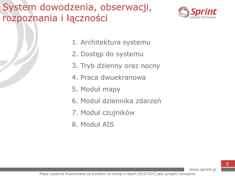 Tryb dzienny oraz nocny 4. Praca dwuekranowa 5.