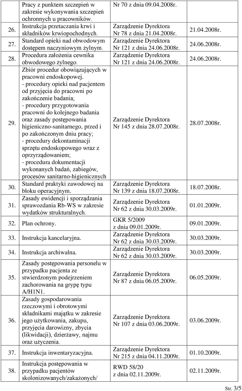 - procedury opieki nad pacjentem od przyjęcia do pracowni po zakończenie badania; - procedury przygotowania pracowni do kolejnego badania oraz zasady postępowania higieniczno-sanitarnego, przed i po