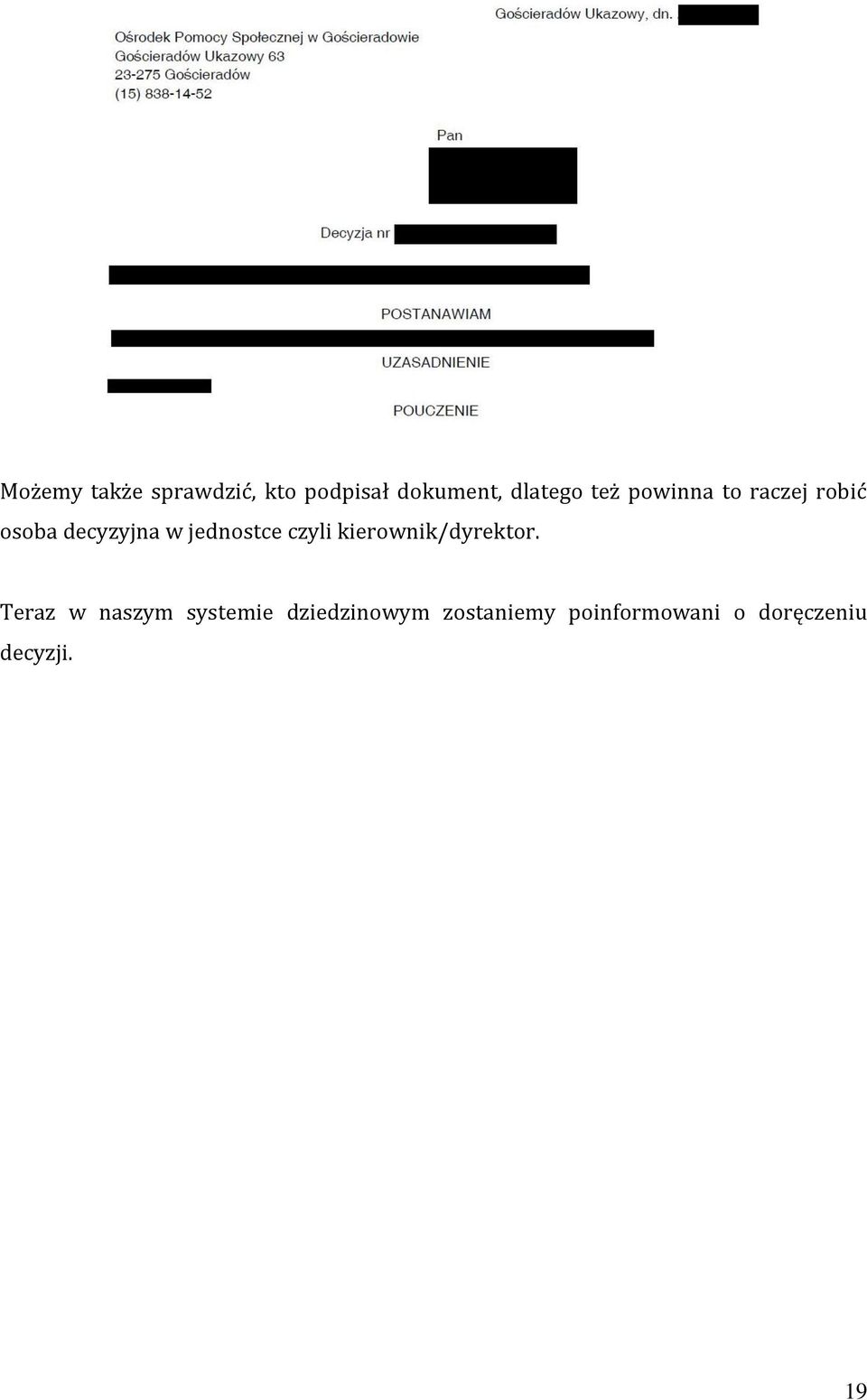 czyli kierownik/dyrektor.
