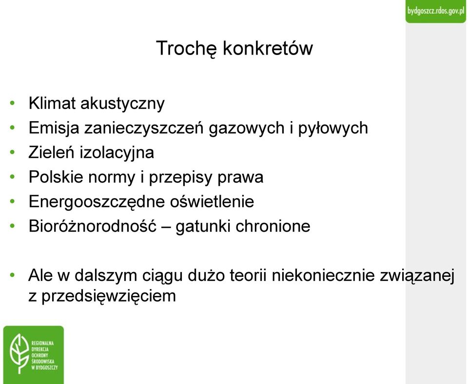 Energooszczędne oświetlenie Bioróżnorodność gatunki chronione Ale