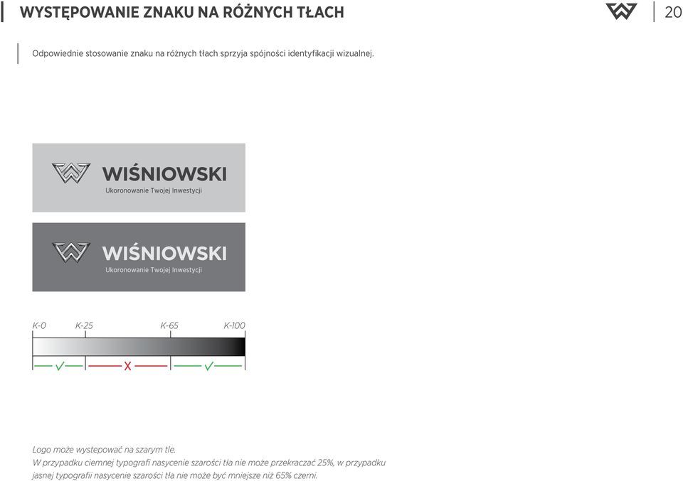 K-0 K-25 K-65 K-100 Logo może wystepować na szarym tle.