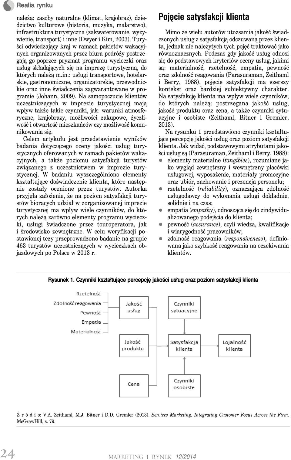 których należą m.in.: usługi transportowe, hotelarskie, gastronomiczne, organizatorskie, przewodnickie oraz inne świadczenia zagwarantowane w programie (Johann, 2009).