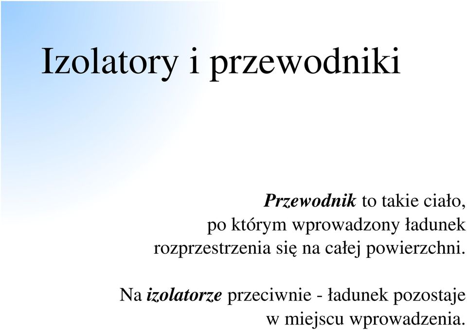 rozprzestrzenia się na całej powierzchni.