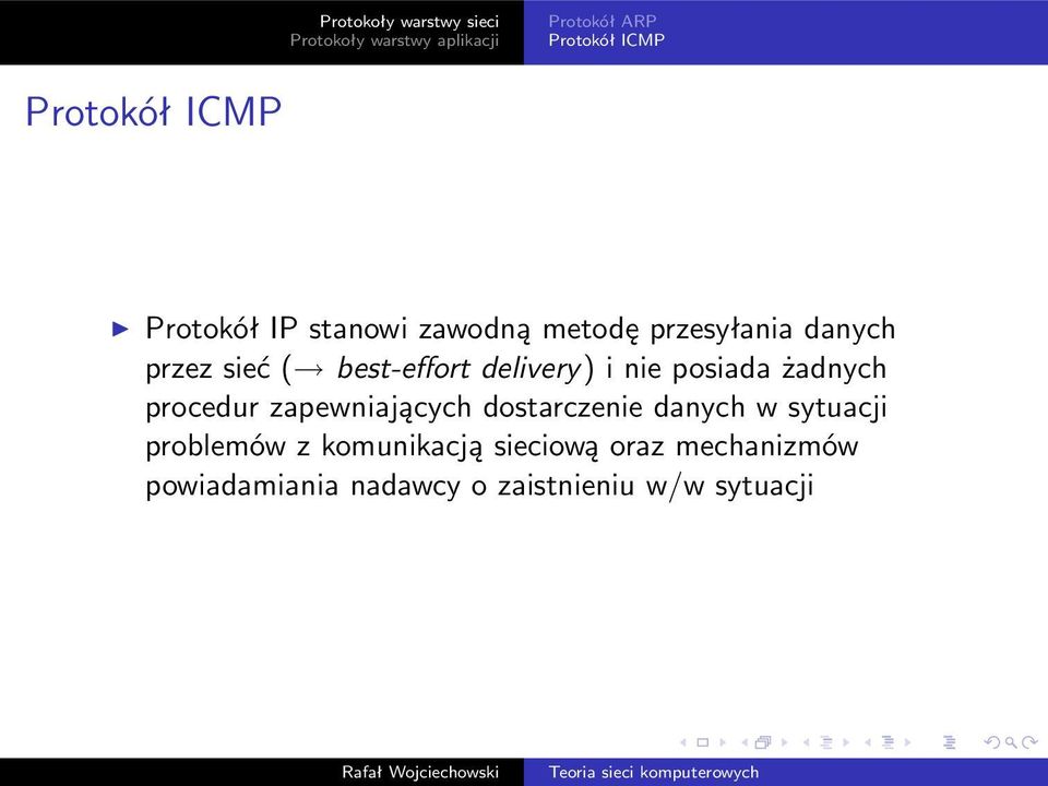 procedur zapewniających dostarczenie danych w sytuacji problemów z