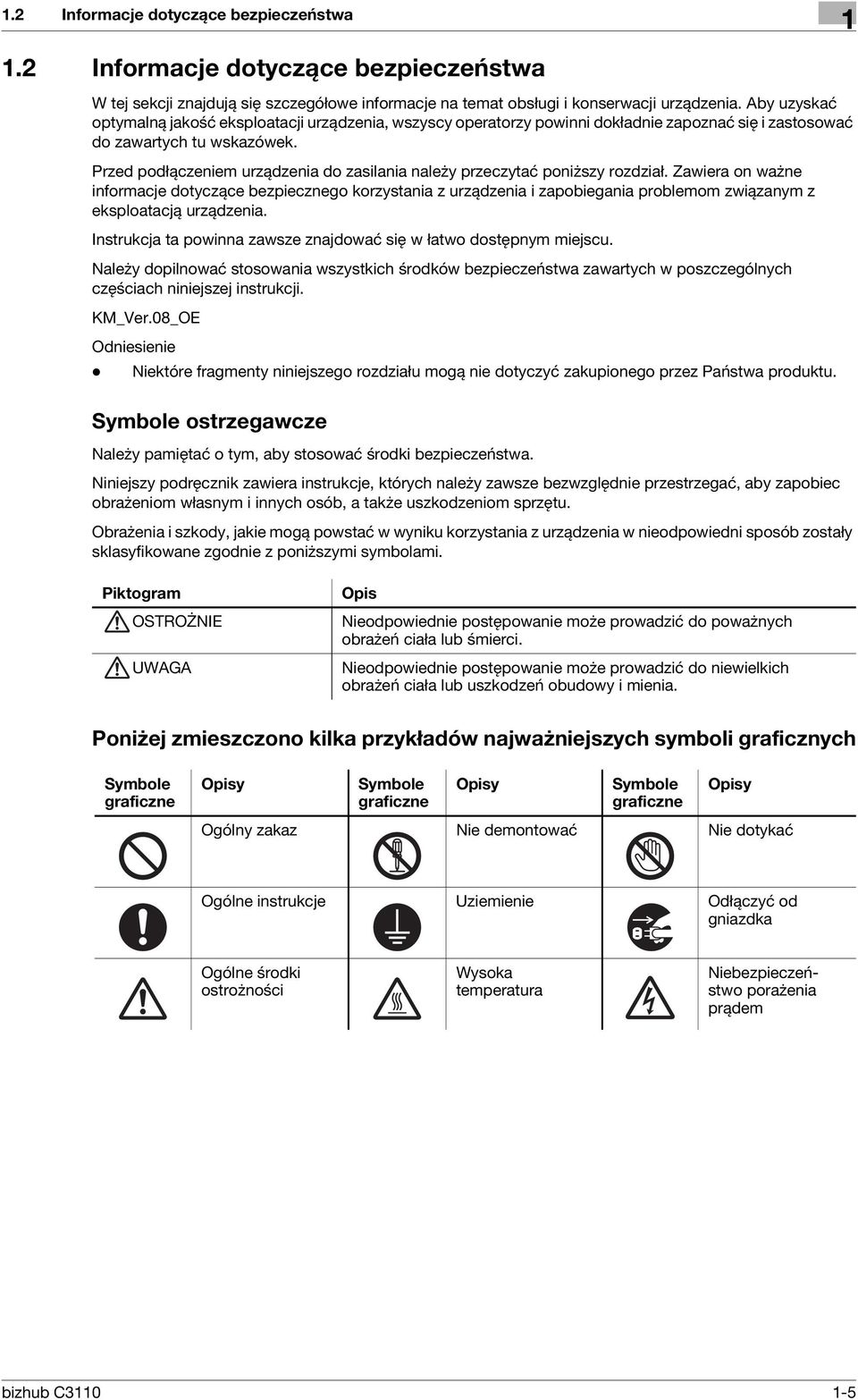 Przed podłączeniem urządzenia do zasilania należy przeczytać poniższy rozdział.