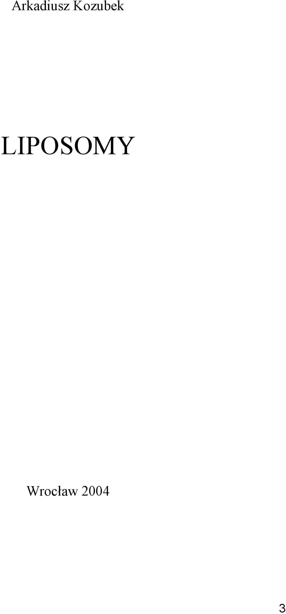 LIPOSOMY