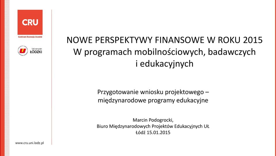 wniosku projektowego międzynarodowe programy edukacyjne