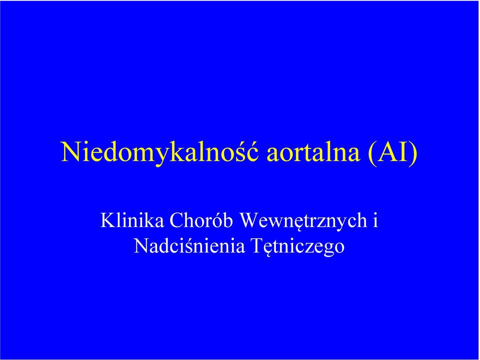 Klinika Chorób