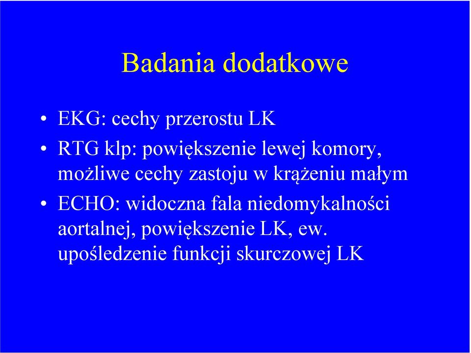 krążeniu małym ECHO: widoczna fala niedomykalności