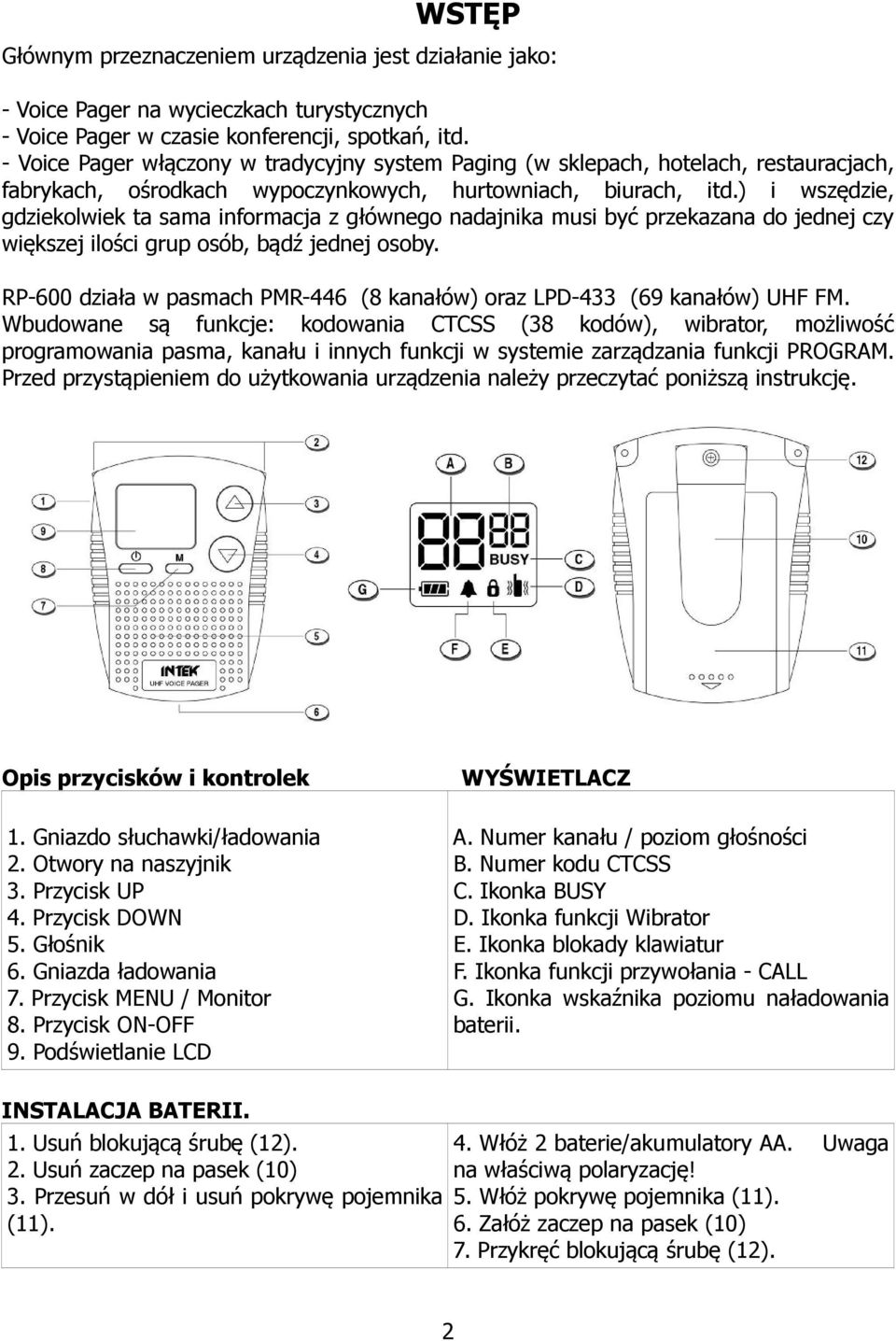 ) i wszędzie, gdziekolwiek ta sama informacja z głównego nadajnika musi być przekazana do jednej czy większej ilości grup osób, bądź jednej osoby.