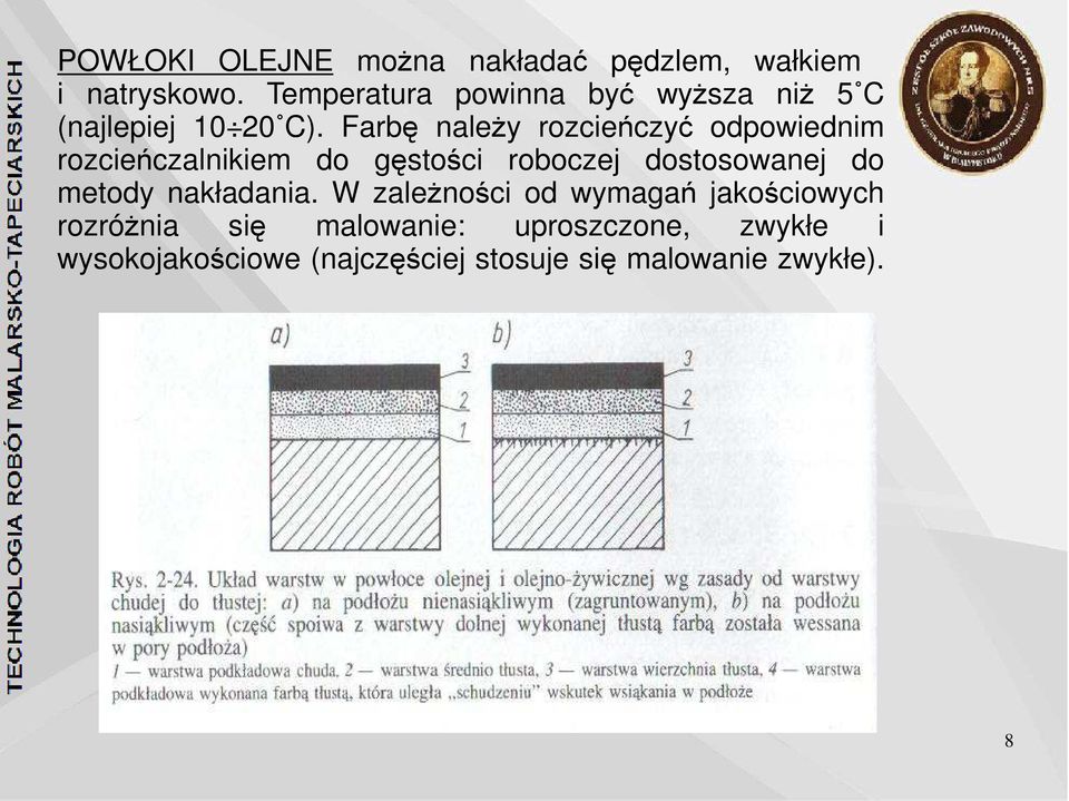 Farbę należy rozcieńczyć odpowiednim rozcieńczalnikiem do gęstości roboczej dostosowanej do