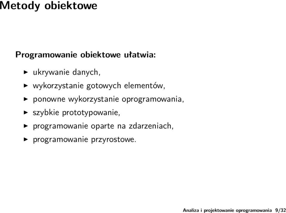 gotowych elementów, ponowne wykorzystanie oprogramowania, szybkie