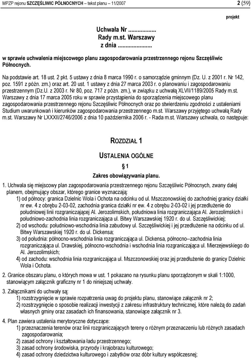 o planowaniu i zagospodarowaniu przestr