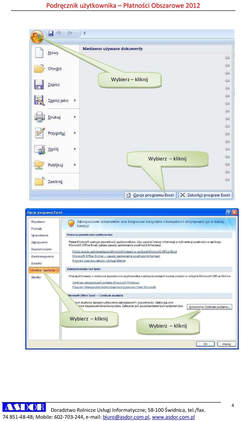 Informatyczne; 58-100 Świdnica, tel./fax.