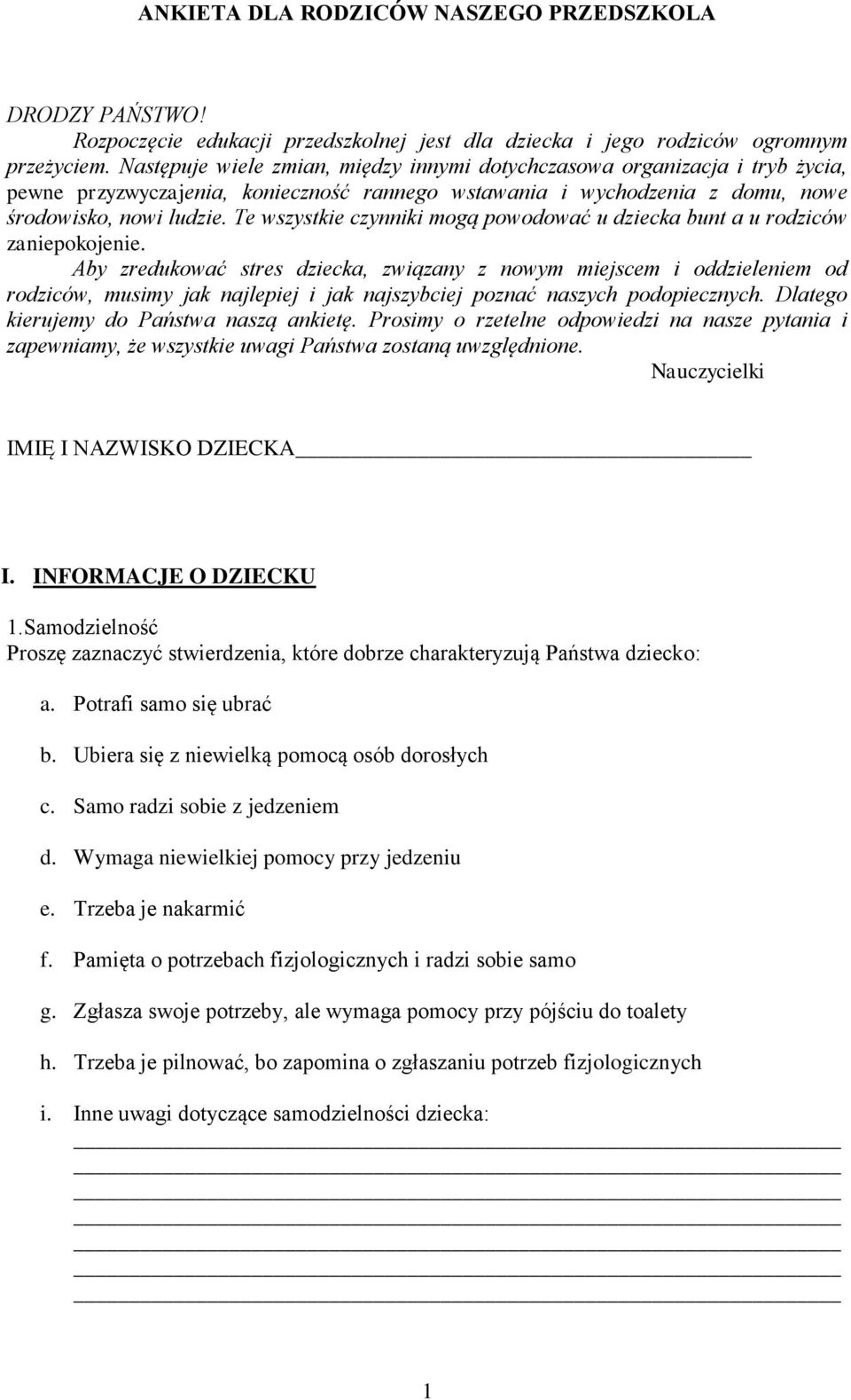 Te wszystkie czynniki mogą powodować u dziecka bunt a u rodziców zaniepokojenie.