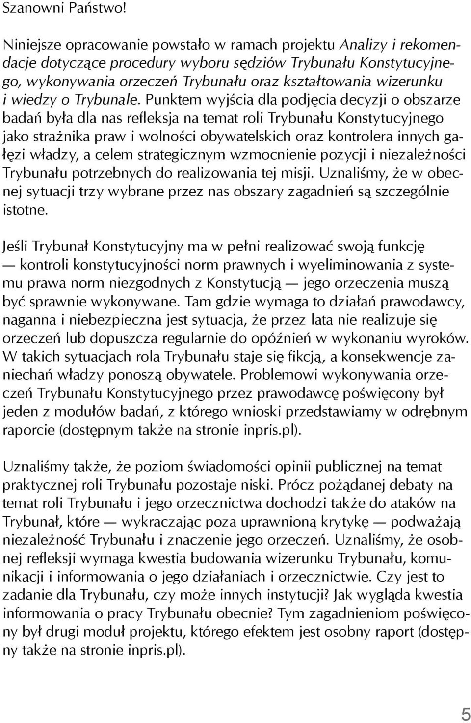wiedzy o Trybunale.