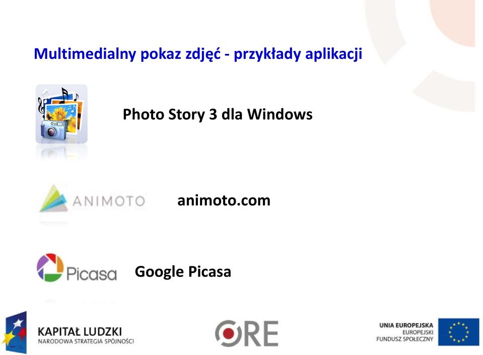 aplikacji Photo Story 3