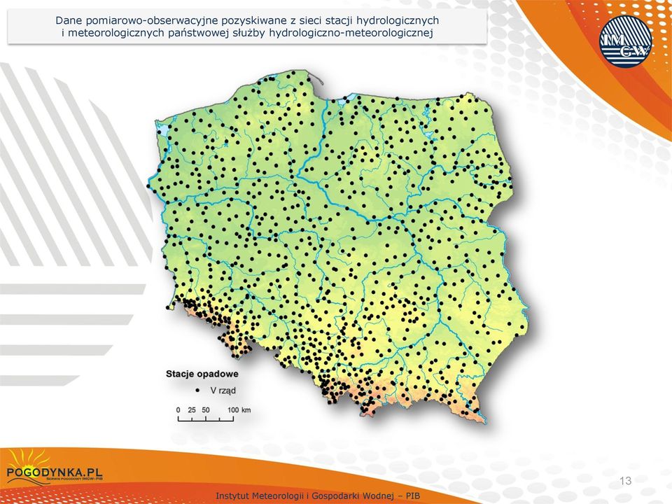 hydrologicznych i meteorologicznych