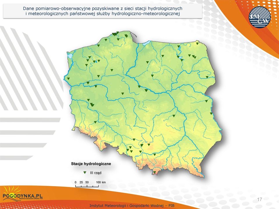 hydrologicznych i meteorologicznych