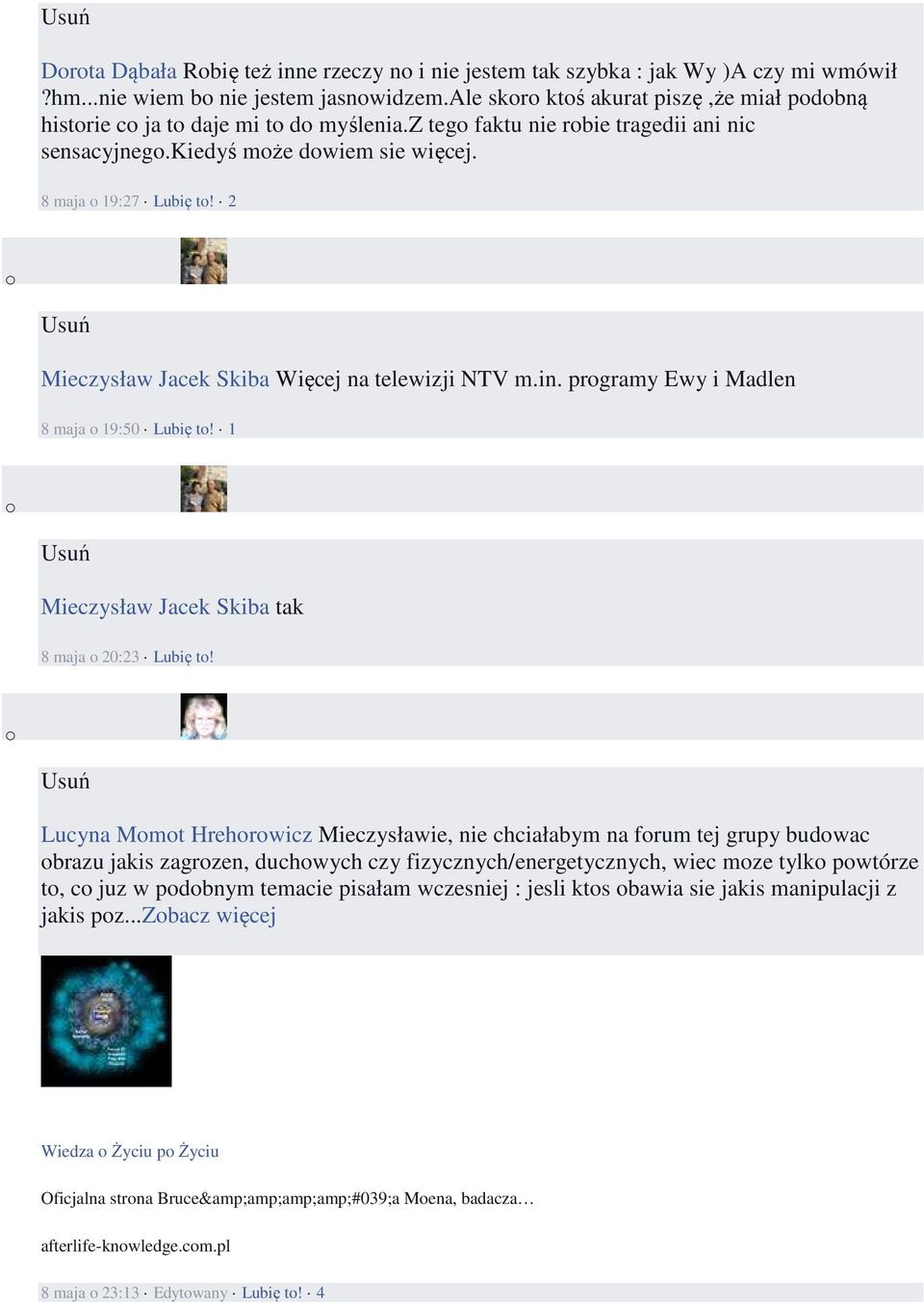1 Mieczysław Jacek Skiba tak 8 maja 20:23 Lubię t!