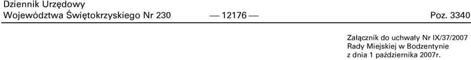 3340 Załącznik do uchwały Nr