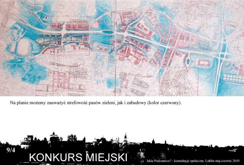 pasów zieleni, jak i