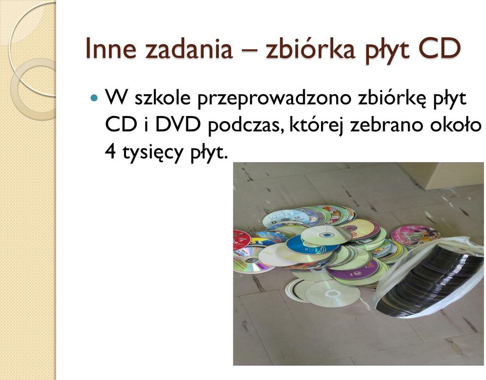 zbiórkę płyt CD i DVD