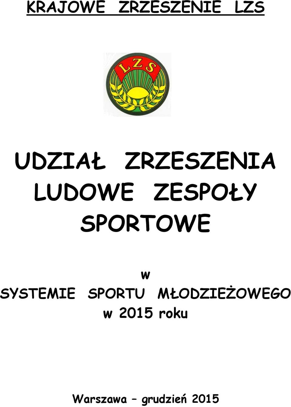 SPORTOWE w SYSTEMIE SPORTU