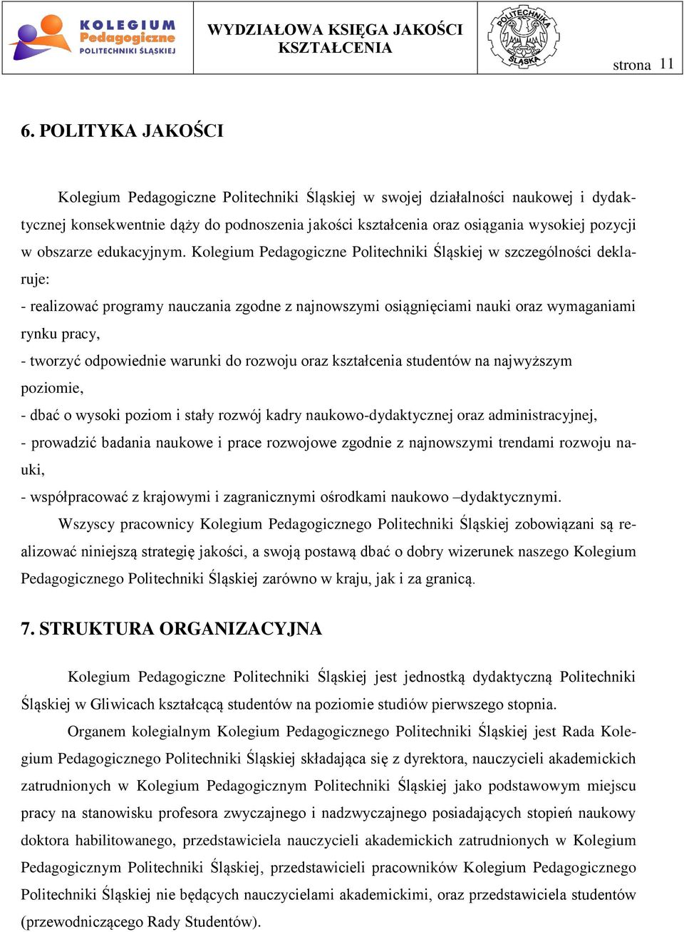 obszarze edukacyjnym.