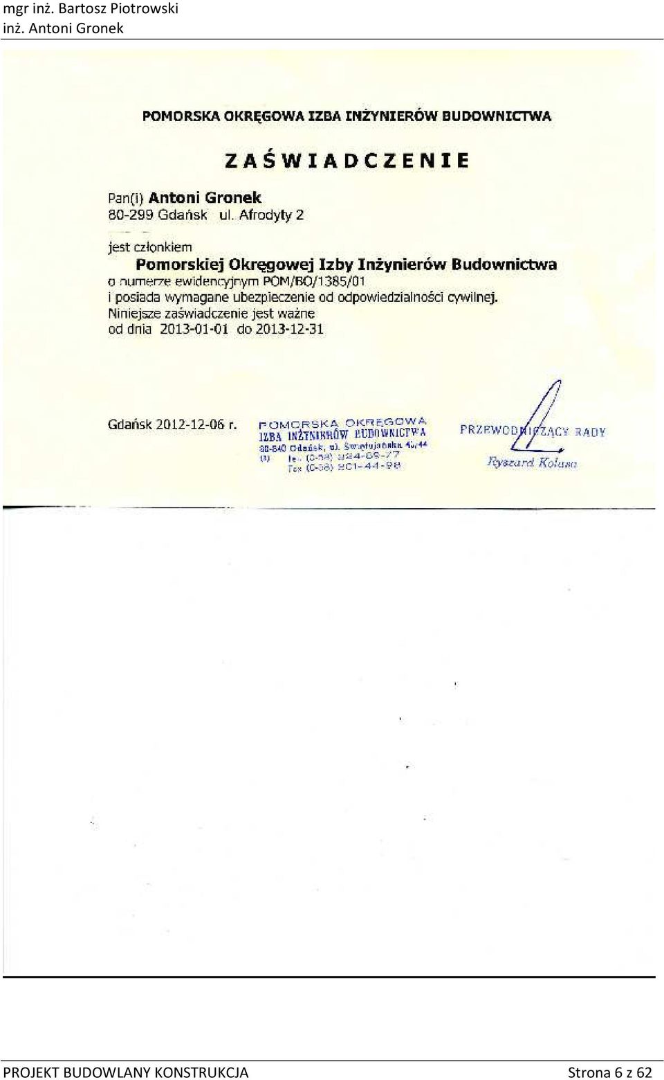 Antni Grnek PROJEKT