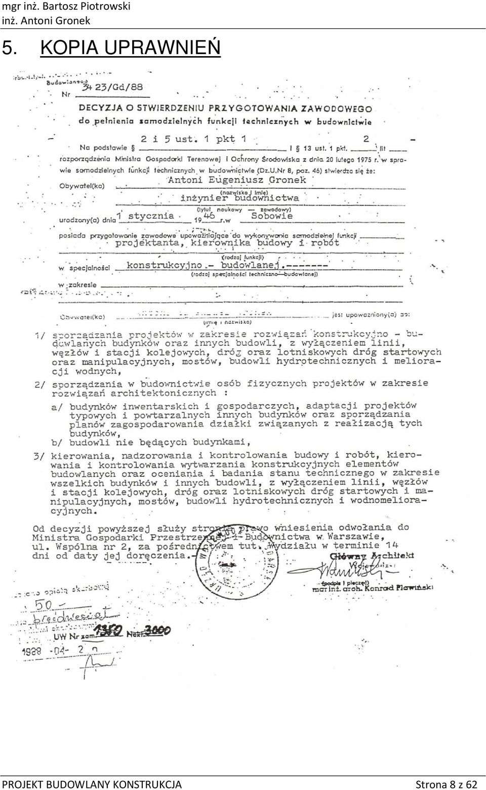 Antni Grnek 5.