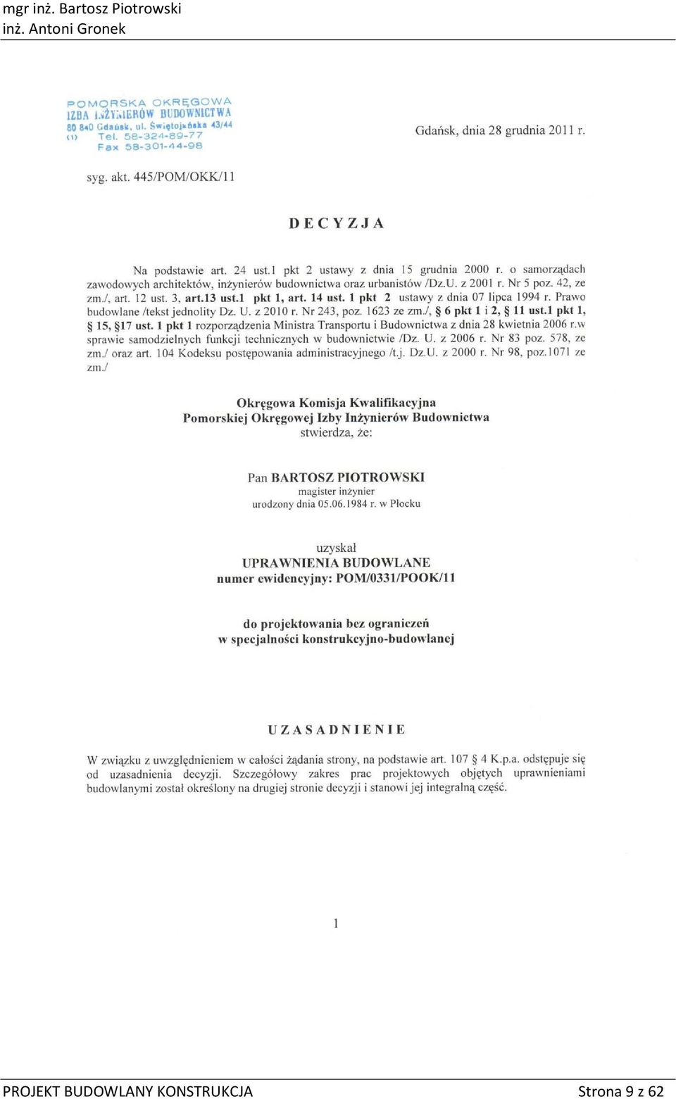 Antni Grnek PROJEKT