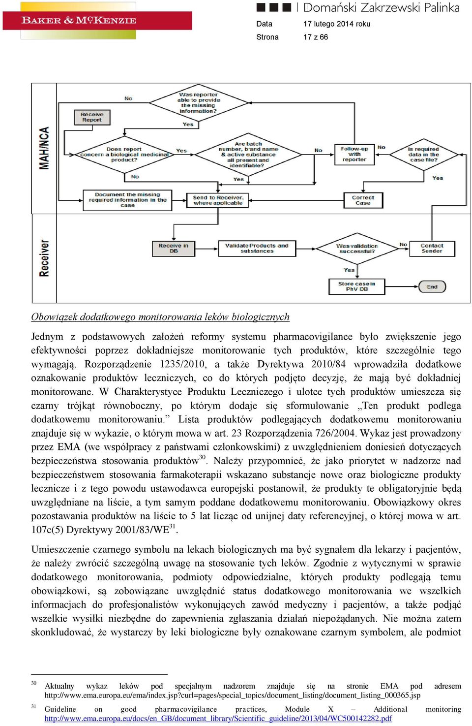 Rozporządzenie 1235/2010, a także Dyrektywa 2010/84 wprowadziła dodatkowe oznakowanie produktów leczniczych, co do których podjęto decyzję, że mają być dokładniej monitorowane.