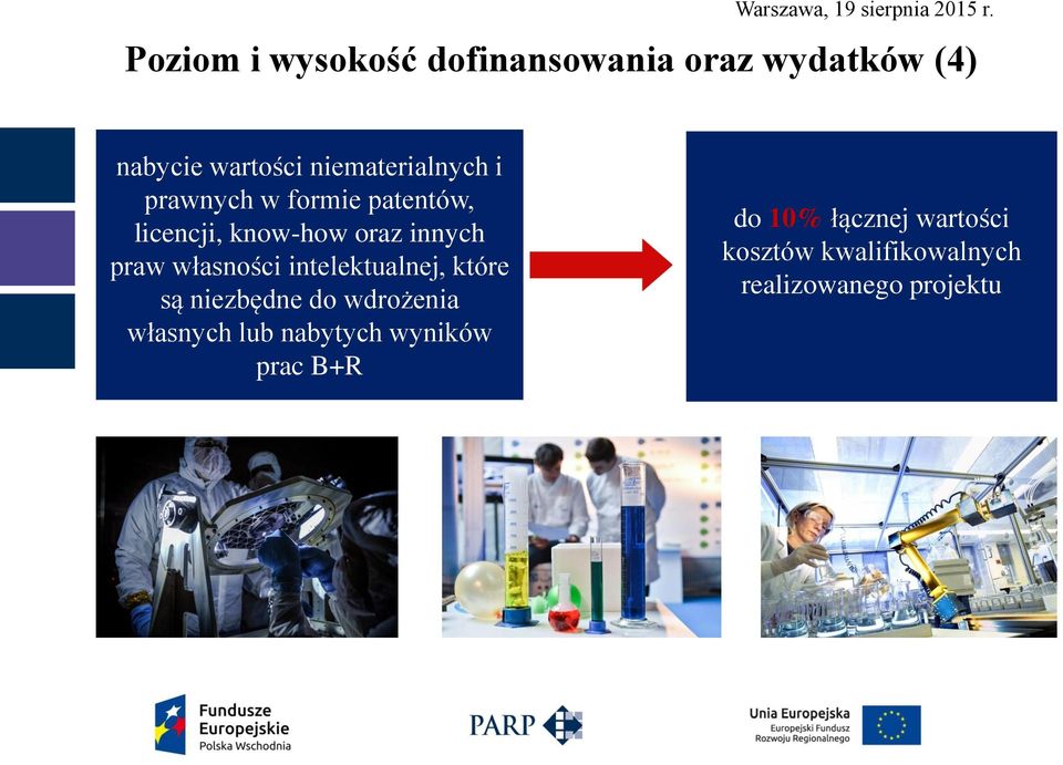 praw własności intelektualnej, które są niezbędne do wdrożenia własnych lub