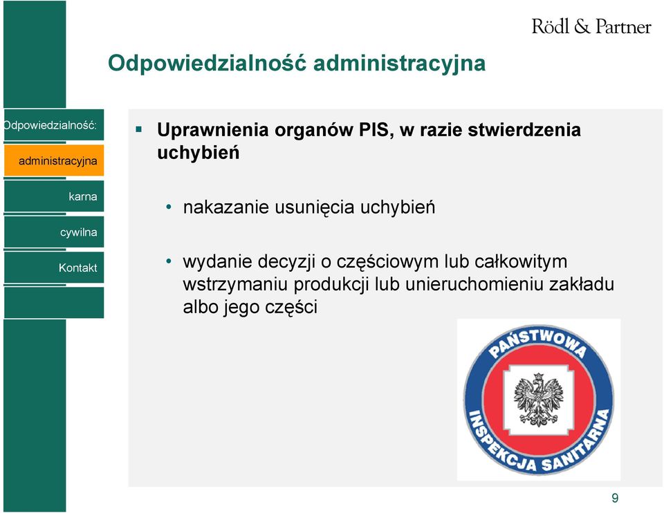 wydanie decyzji o częściowym lub całkowitym