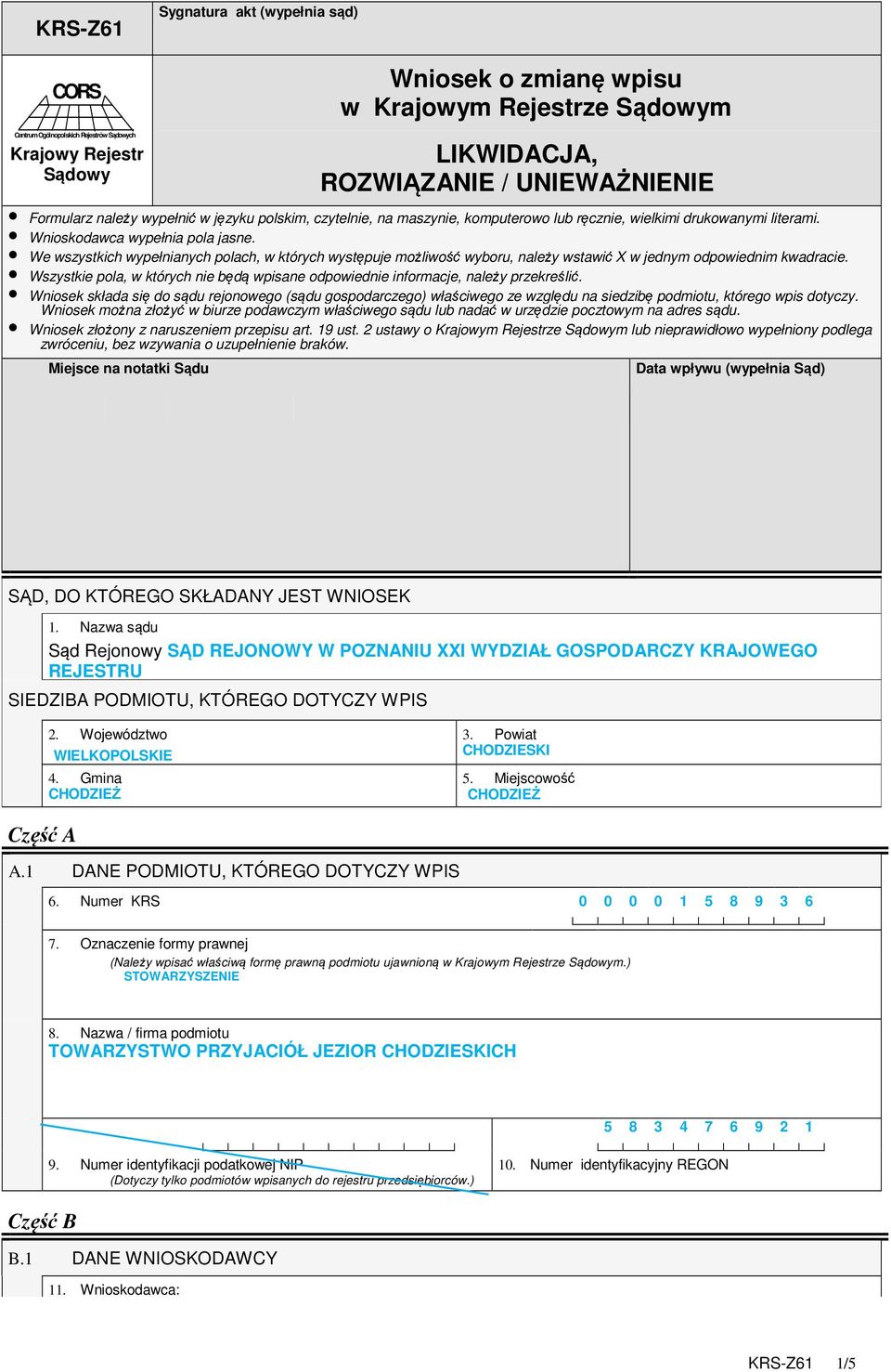 LIKWIDACJA, ROZWIĄZANIE / UNIEWAŻNIENIE - PDF Darmowe pobieranie