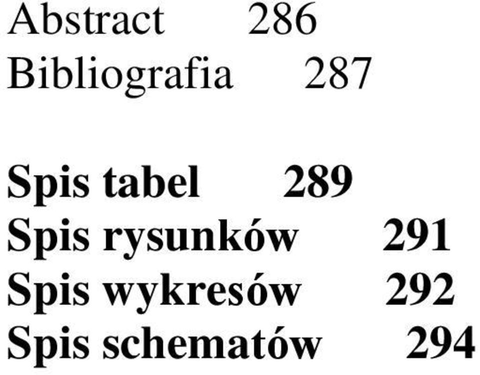 tabel 289 Spis rysunków
