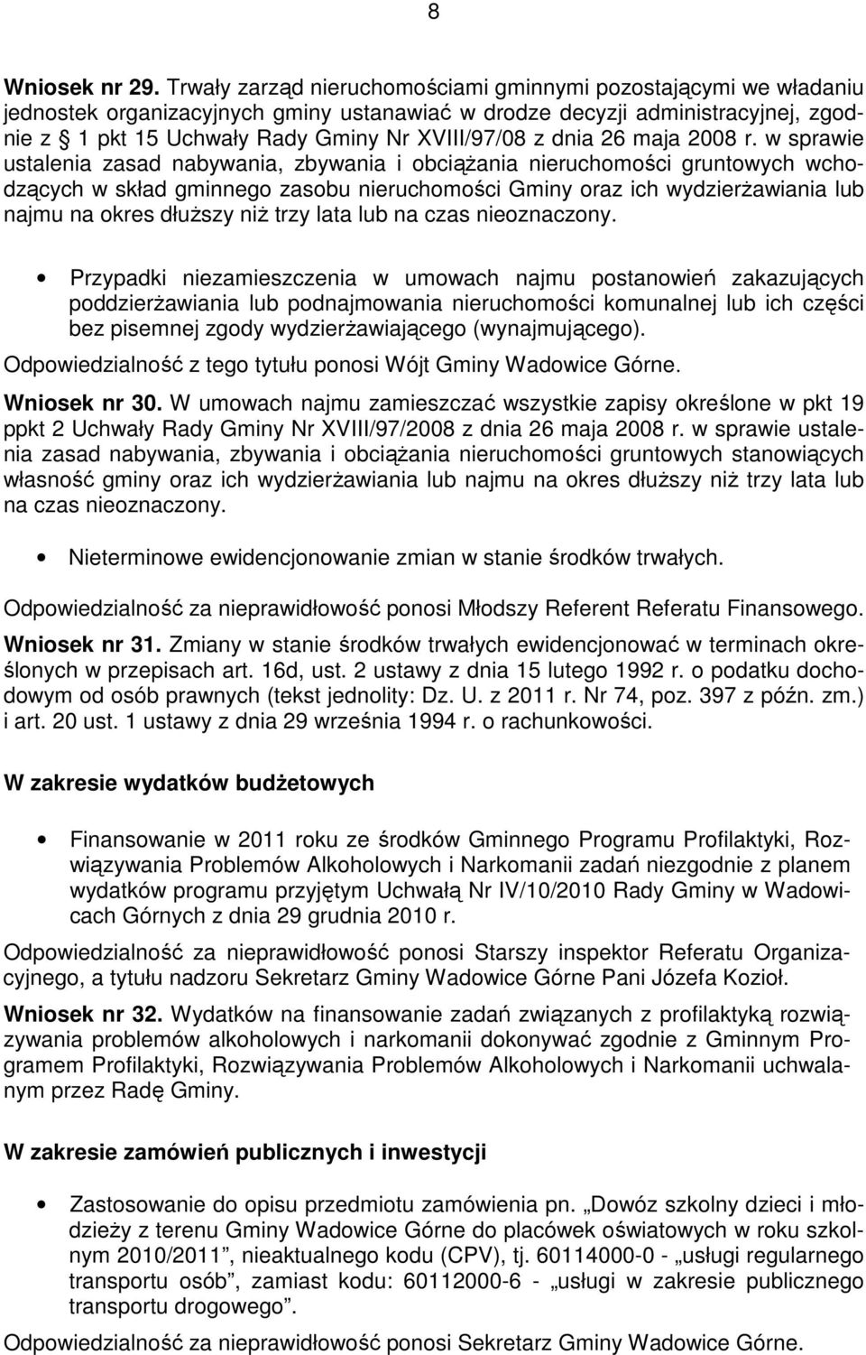 dnia 26 maja 2008 r.