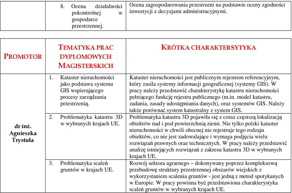 Kataster nieruchomości jest publicznym rejestrem referencyjnym, który zasila systemy informacji geograficznej (systemy GIS).