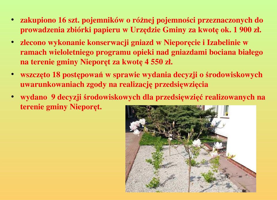 zlecono wykonanie konserwacji gniazd w Nieporęcie i Izabelinie w ramach wieloletniego programu opieki nad gniazdami bociana