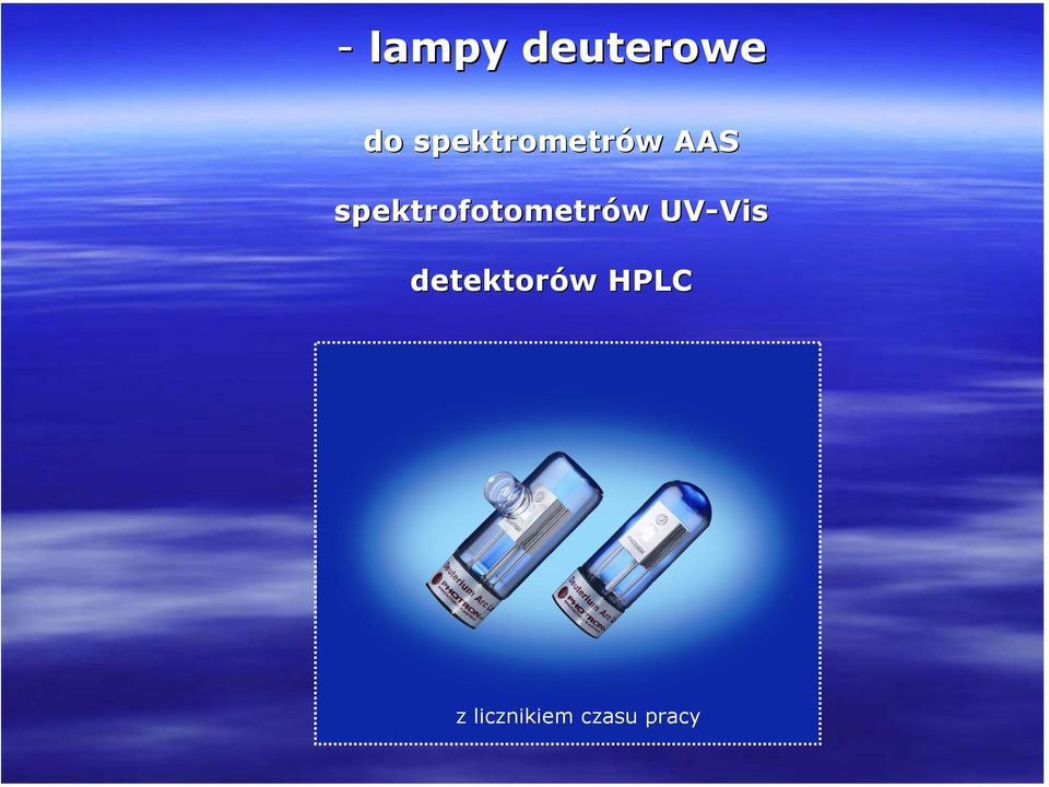 spektrofotometrów UV-Vis