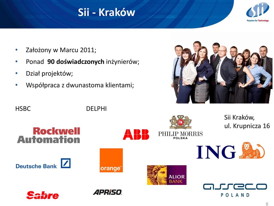 projektów; Współpraca z dwunastoma