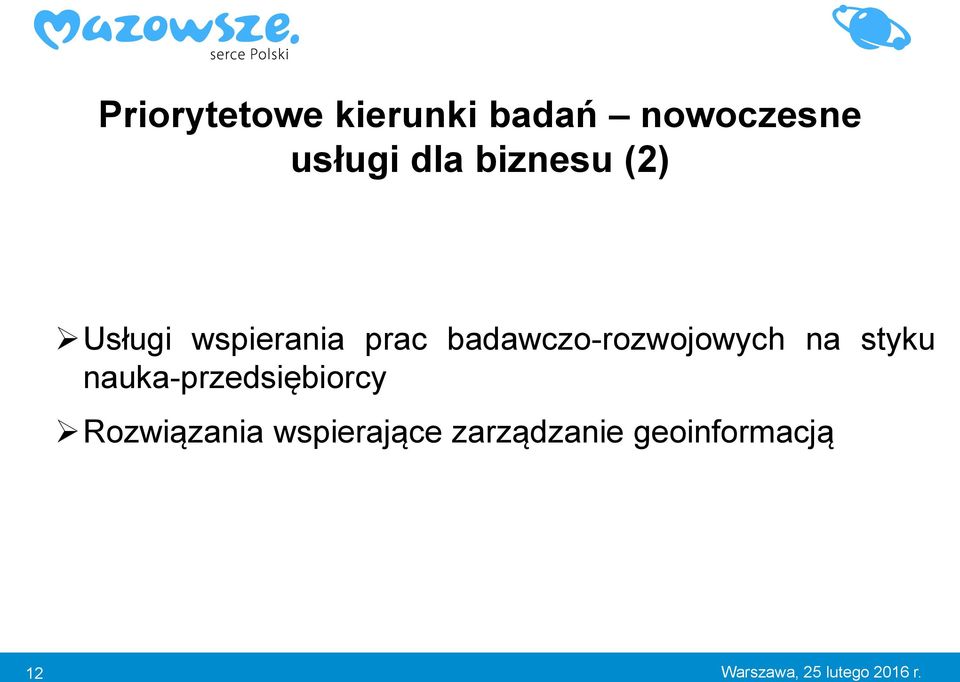 badawczo-rozwojowych na styku nauka-przedsiębiorcy