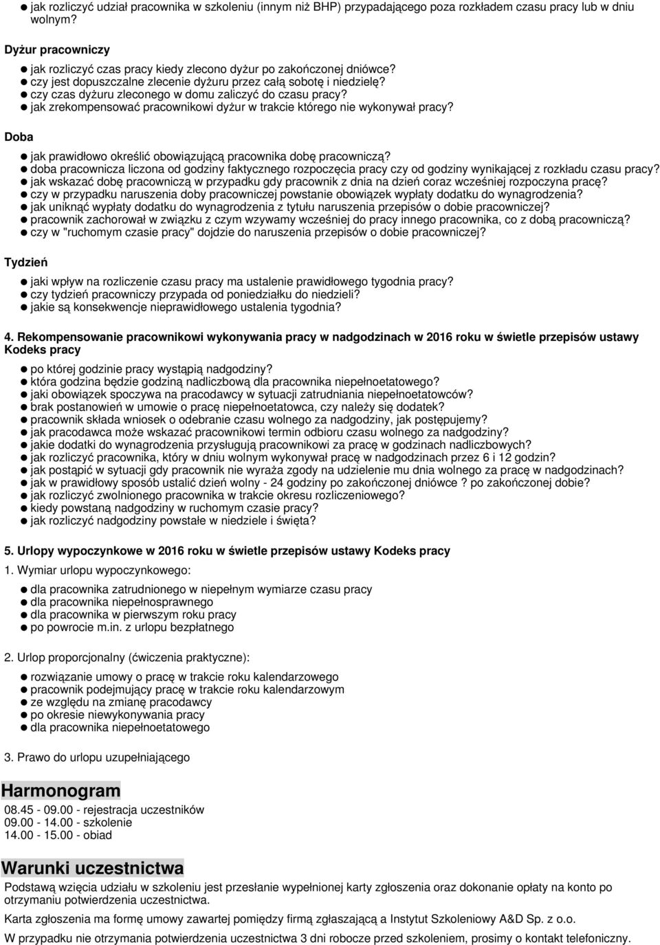 czy czas dyżuru zleconego w domu zaliczyć do czasu pracy? jak zrekompensować pracownikowi dyżur w trakcie którego nie wykonywał pracy?