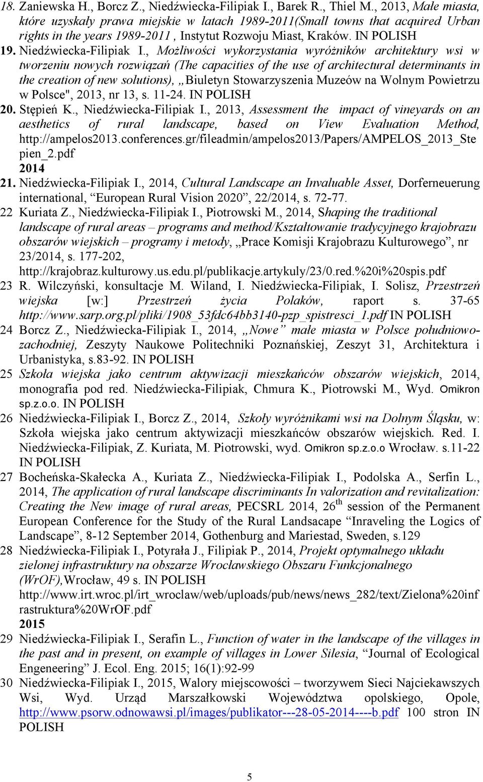 Niedźwiecka-Filipiak I.