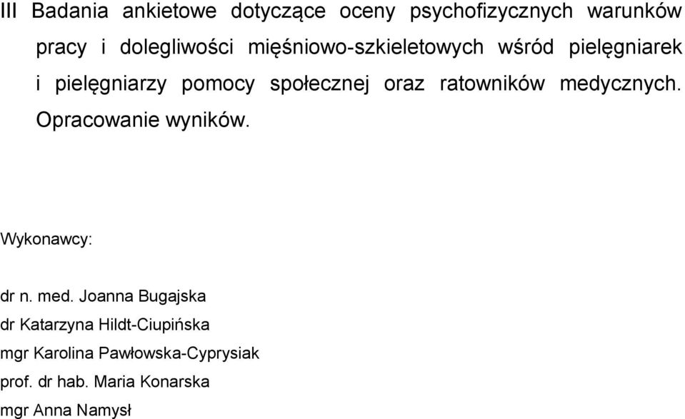 ratowników medy