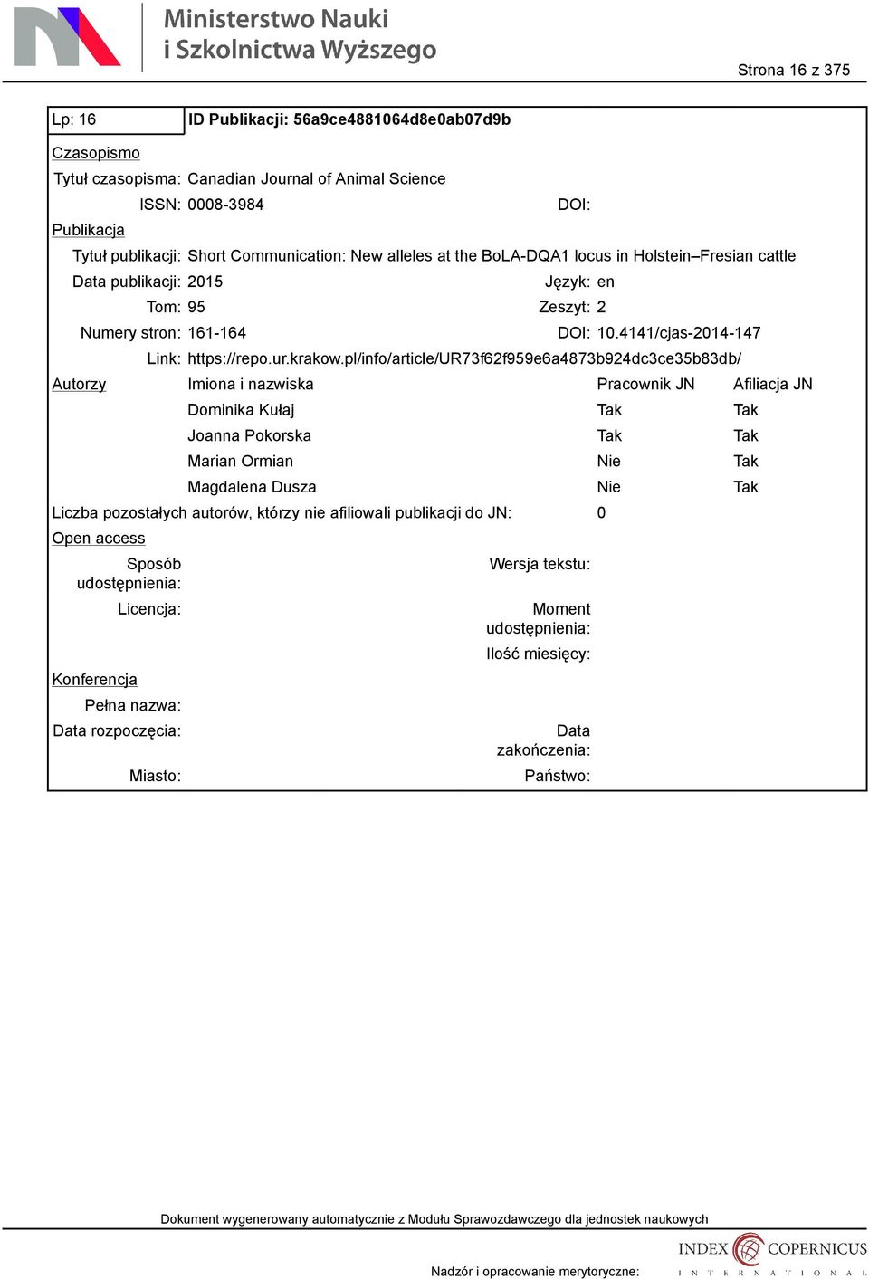 stron: 161-164 10.4141/cjas-2014-147 Link: https://repo.ur.krakow.