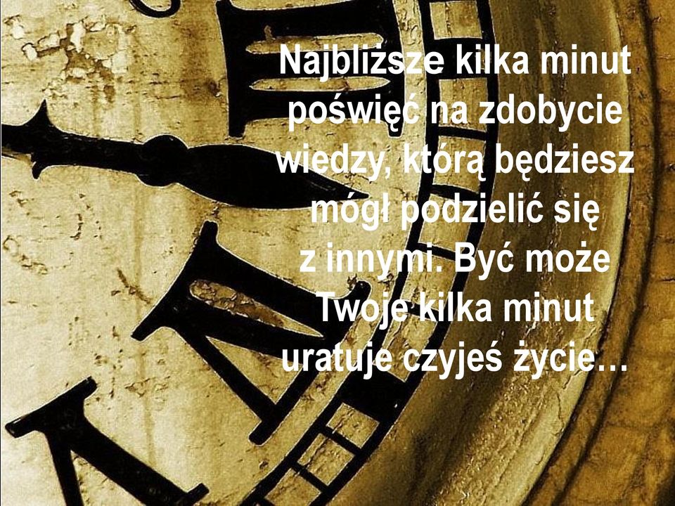 mógł podzielić się z innymi.