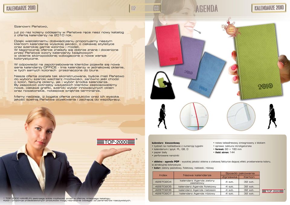 stron: 144 okleina - agenda POP - wysokiej jakości okleina o ciekawej fakturze dającej efekt przebarwienia koloru, w atrakcyjnej