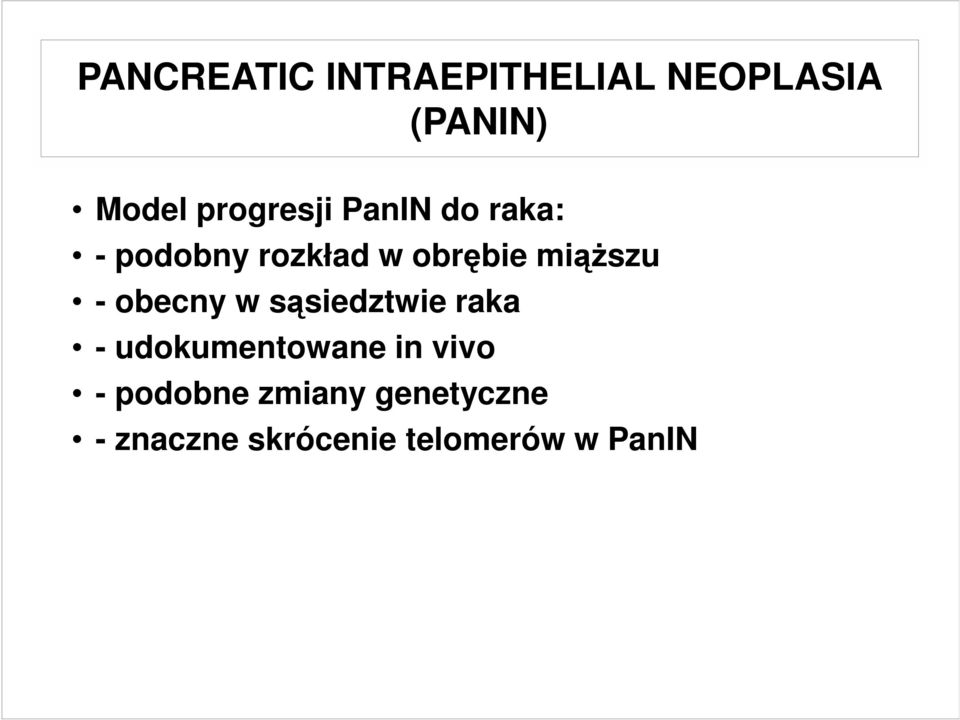 miąŝszu - obecny w sąsiedztwie raka - udokumentowane in